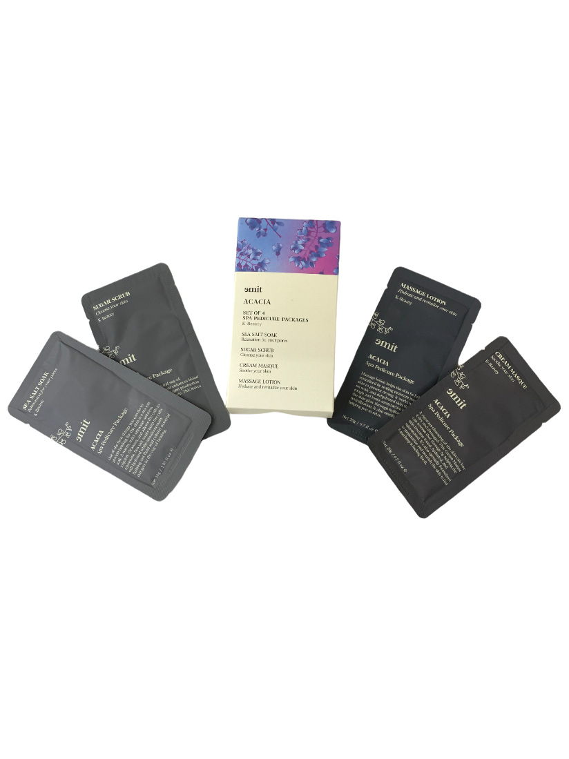 Emit Set of 4 Spa Pedicure Packages Acacia